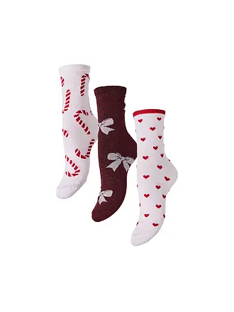 PIECES | Socken PCJINGLE XMAS 3er Pkg. | bunt